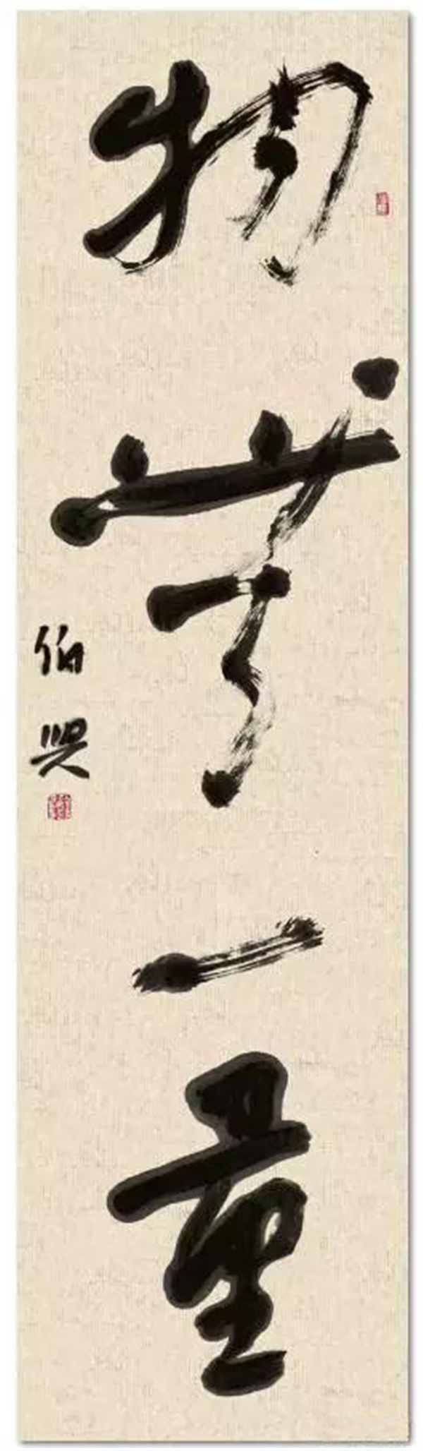 物无一量 行草    234cm×66cm    2009.jpg